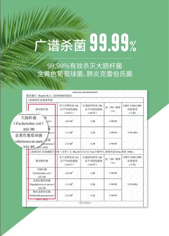 國(guó)內(nèi)外雙認(rèn)證 | 萬(wàn)磊首款電商專供的生物基涂料，抗菌抗病毒還祛甲醛！